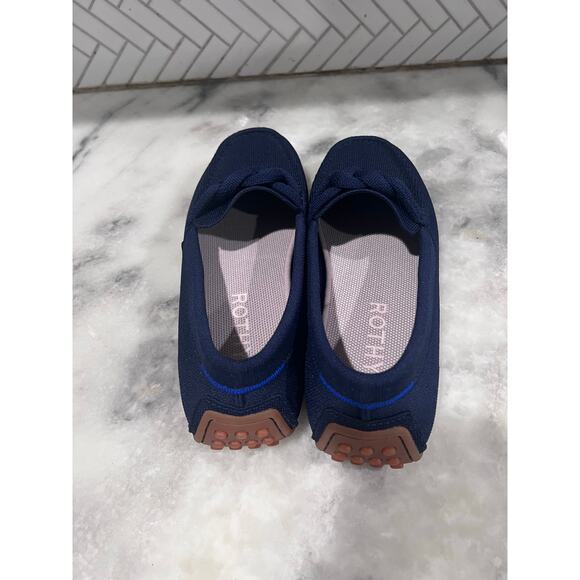 Rothy’s The Driver Navy Knit Loafer Driving Shoe Men’s 10 / W11.5 Gum Sole main image 11